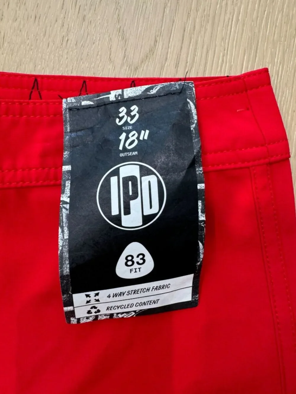 NWT IPD Solid Scallop Hi 83 Fit 18